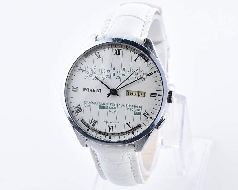 Soviet RAKETA perpetual calendar watch