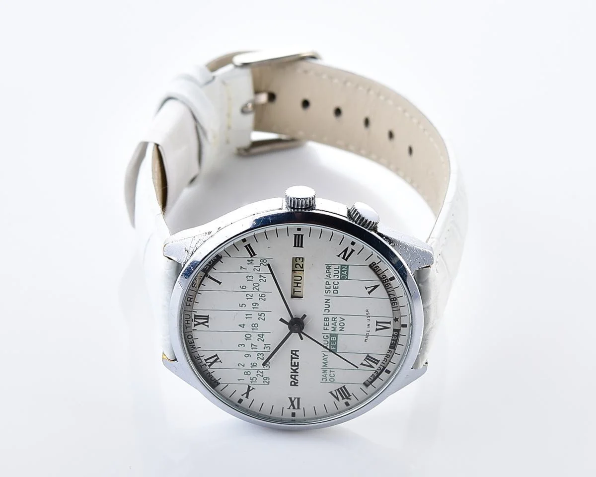 Soviet Raketa perpetual calendar watch