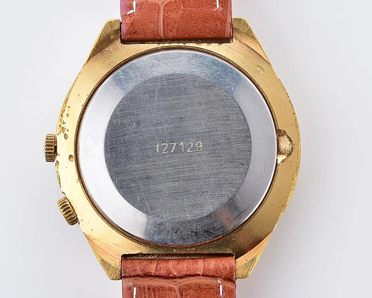 Soviet Raketa gold-plated perpetual calendar mechanical watch
