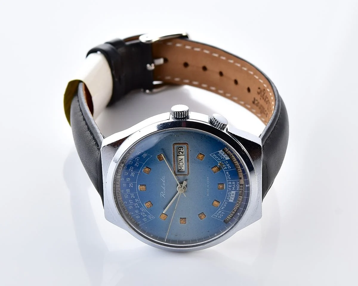 Soviet Raketa perpetual calendar watch