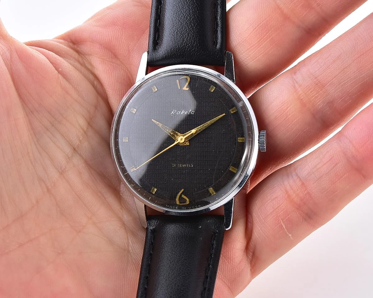 Vintage Soviet Raketa Baltica mechanical watch