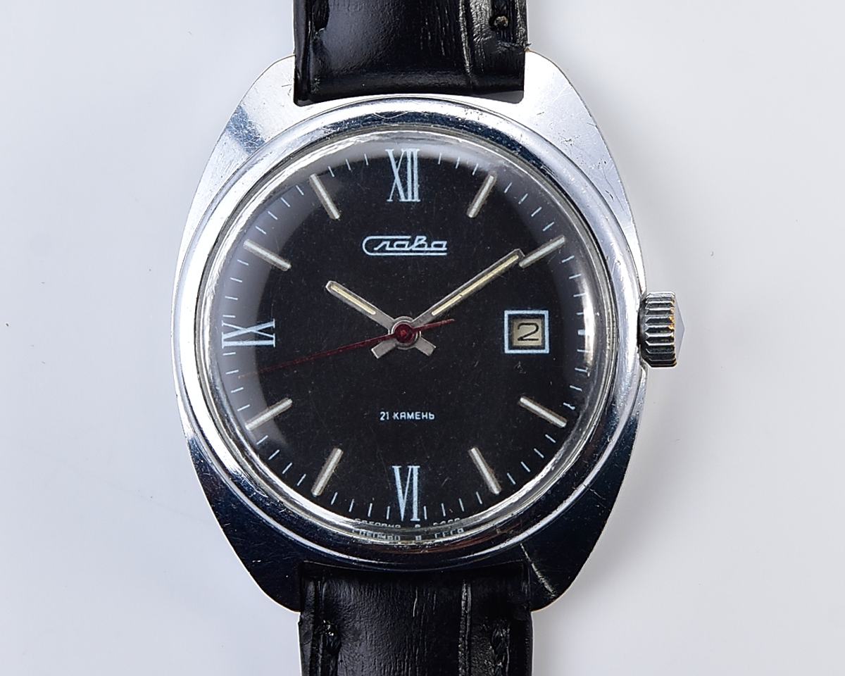 Slava soviet mechanical vintage watch
