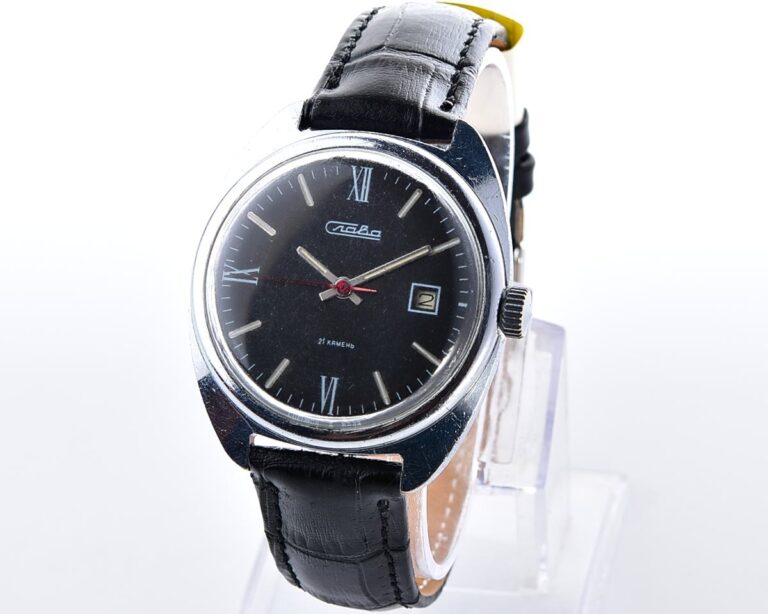 Slava soviet mechanical vintage watch