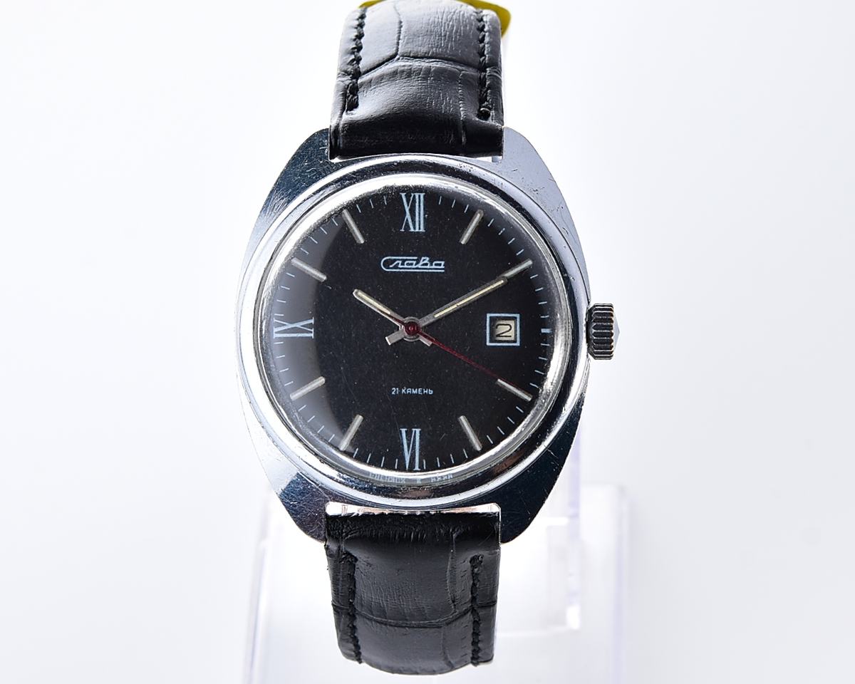 Slava soviet mechanical vintage watch