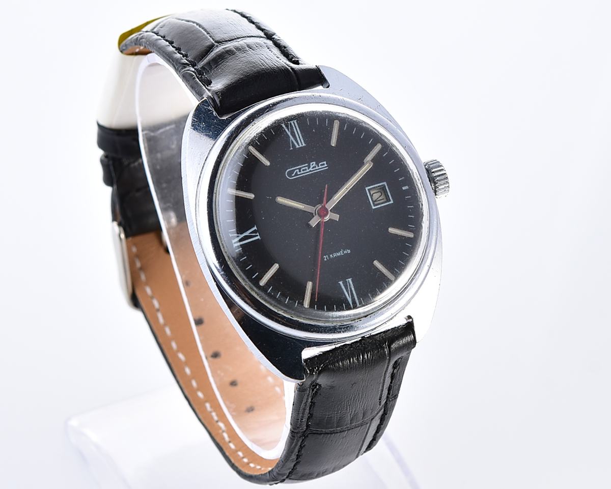 Slava soviet mechanical vintage watch