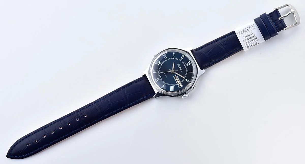 Large vintage Slava Soviet mechanical watch