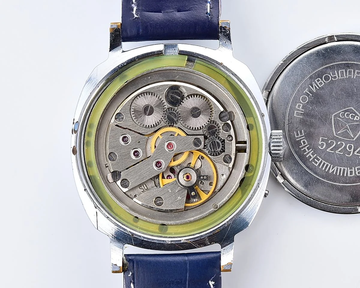 Slava Soviet mechanical vintage wristwatch