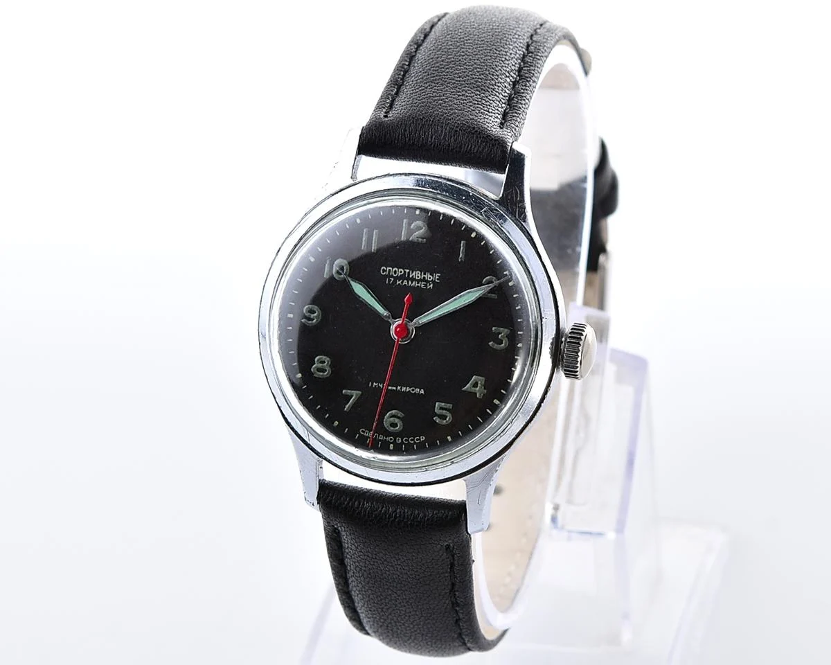 Vintage Soviet Sportivnie mechanical watch from the 1950s