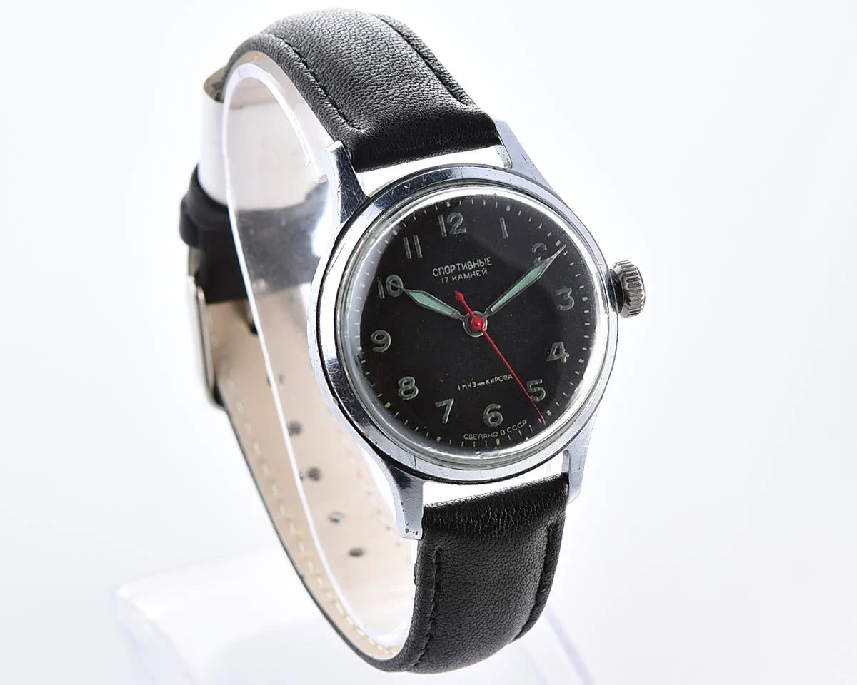 Vintage Soviet Sportivnie mechanical watch from the 1950s