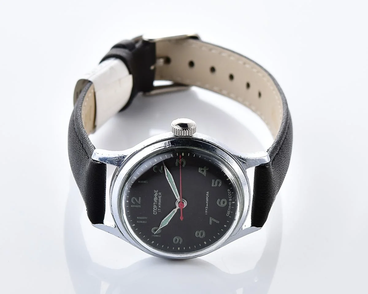 Vintage Soviet Sportivnie mechanical watch from the 1950s