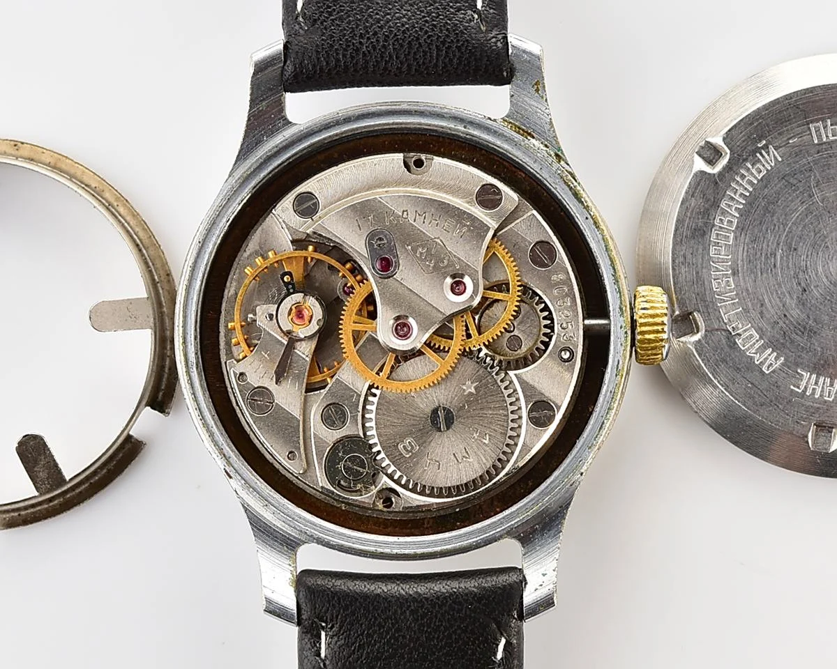 Vintage Soviet Sportivnie mechanical watch from the 1950s