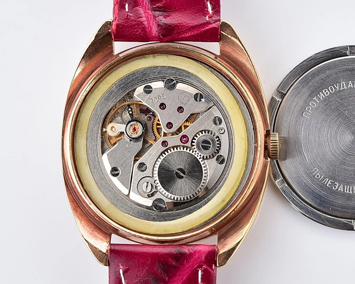 Soviet Wostok (Vostok) mechanical gold-plated watch