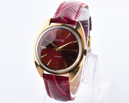 Soviet Wostok (Vostok) mechanical gold-plated watch