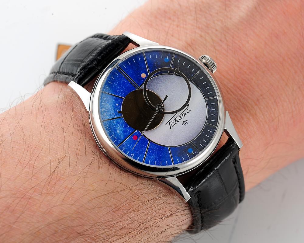 Large RAKETA Copernicus wristwatch with 2609.HA soviet mechanical movement