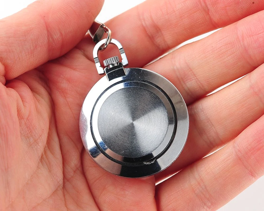 Excellent Soviet Raketa mechanical pocket watch with calendar