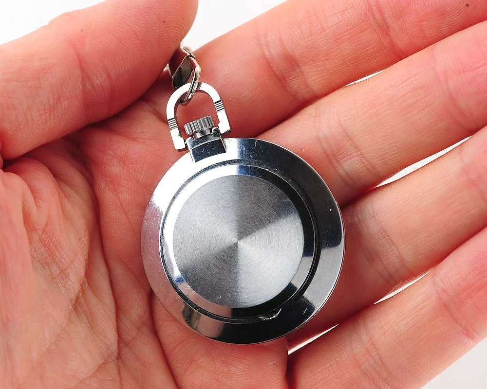 Excellent Soviet Raketa mechanical pocket watch with calendar