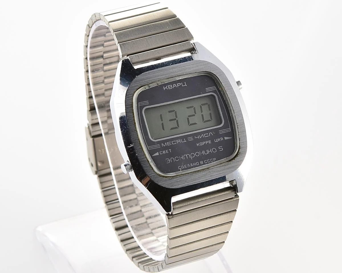 Vintage USSR digital watch Electronika 5