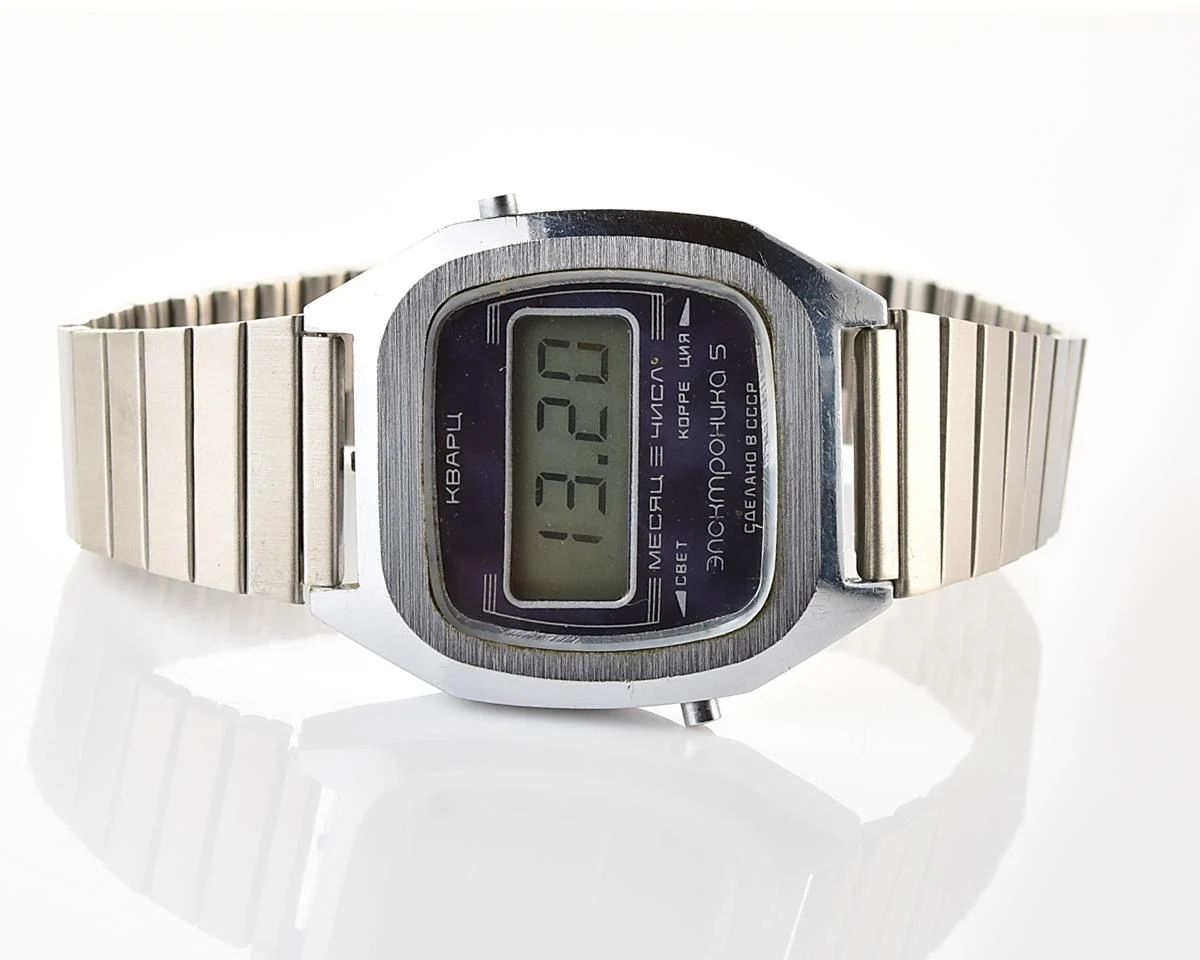 Vintage USSR digital watch Electronika 5