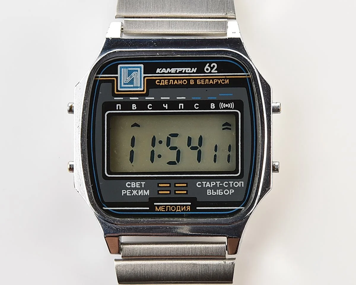 Vintage Soviet Electronika Kamerton-62 digital wristwatch