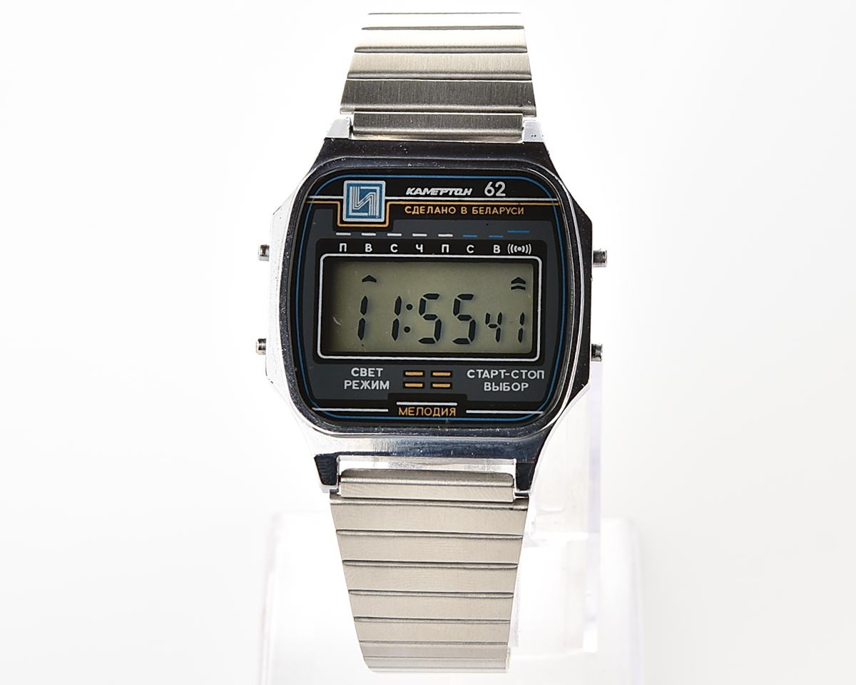 Vintage soviet Electronika Kamerton-62 digital wristwatch