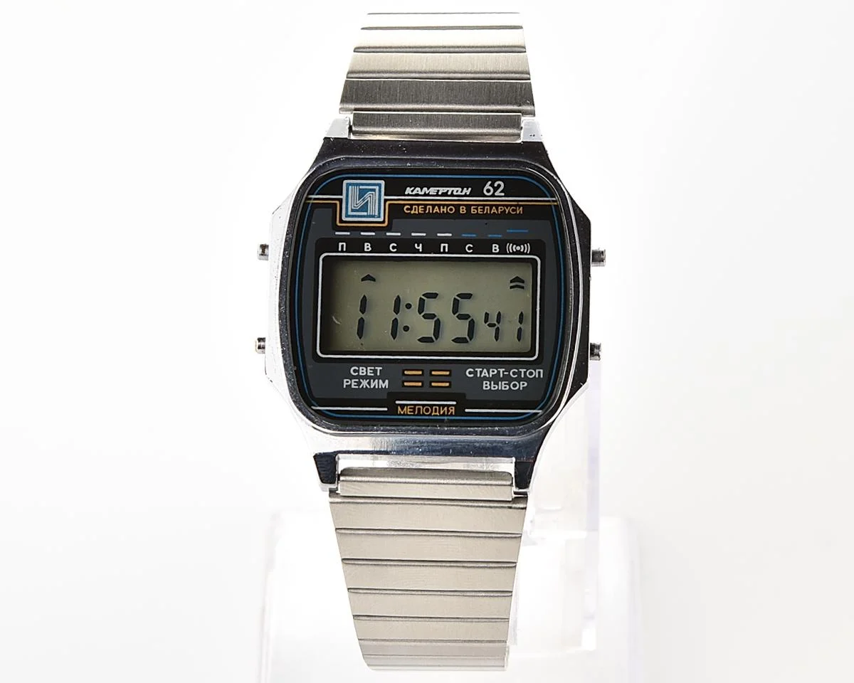 Vintage Soviet Electronika Kamerton-62 digital wristwatch