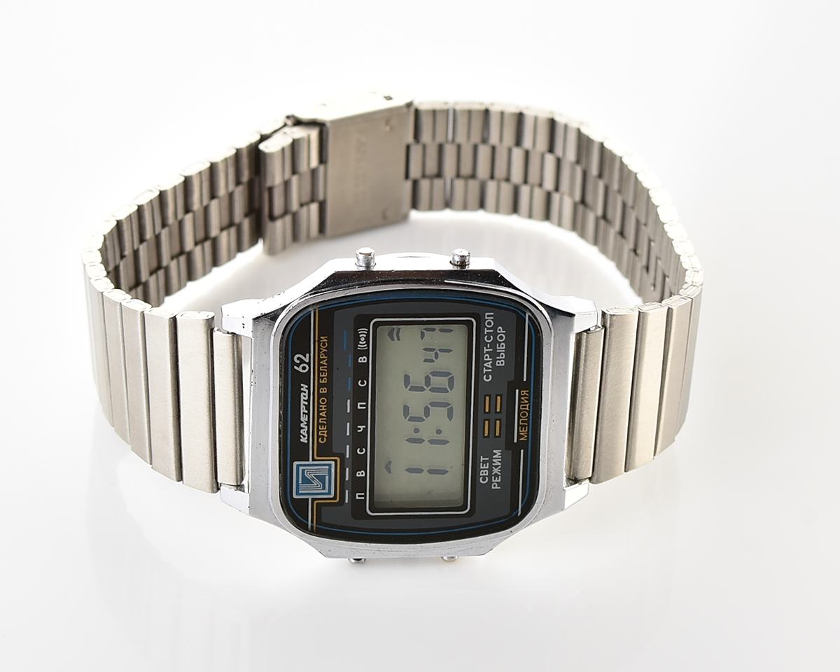 Vintage soviet Electronika Kamerton-62 digital wristwatch
