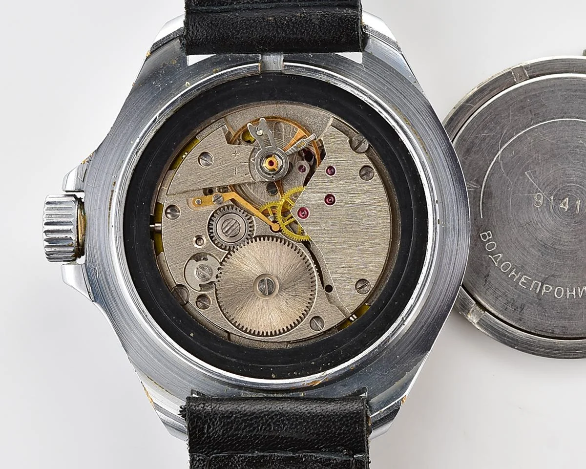 Vostok Komandirskie Tank mechanical wristwatch