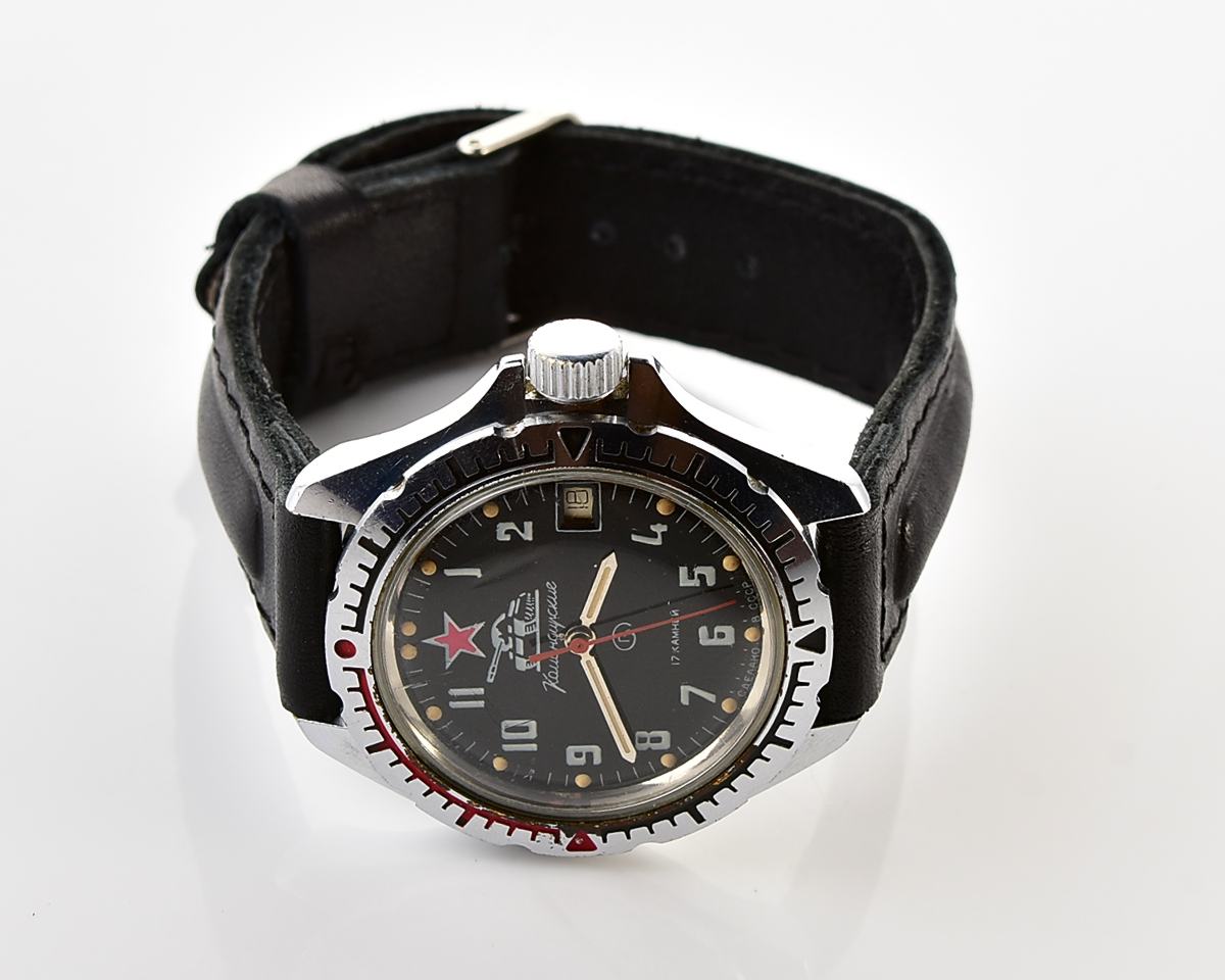 Vostok Komandirskie TANK mechanical wristwatch