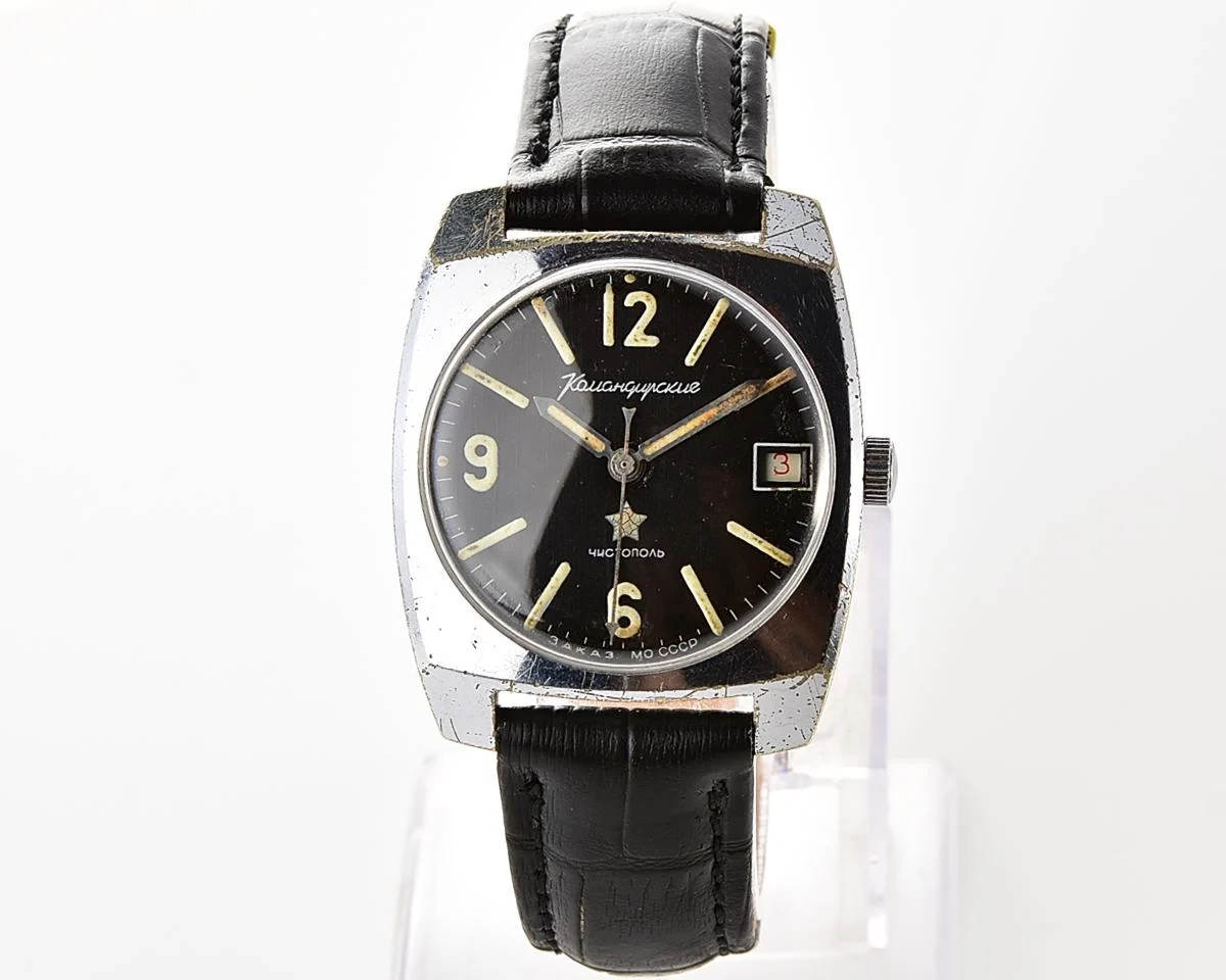 Soviet Vostok Komandirskie mechanical watch - Zakaz MO CCCP!