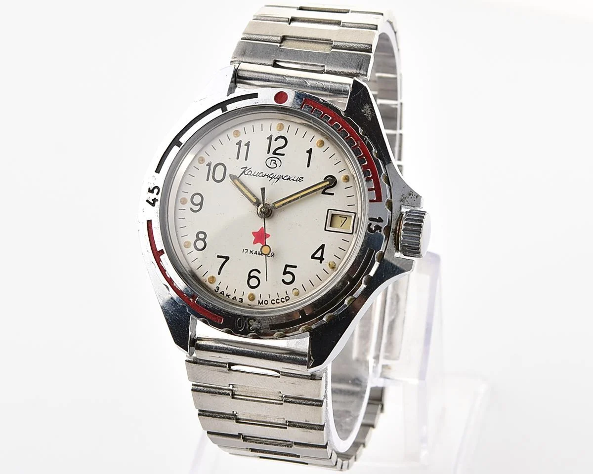 Vostok Komandirskie mechanical watch limited series – “Zakaz MO CCCP”