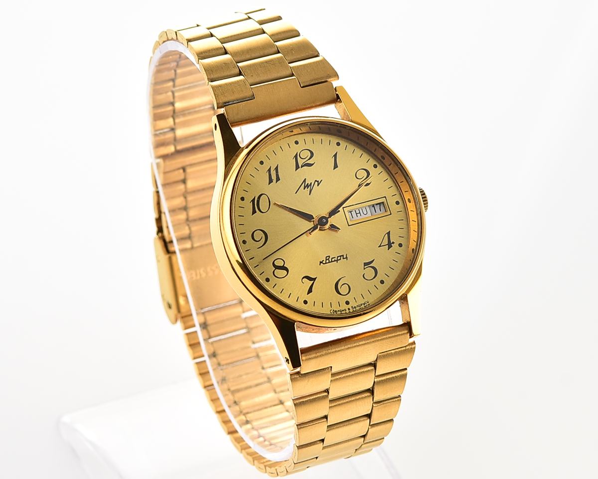 Vintage soviet LUCH automatic quartz watch