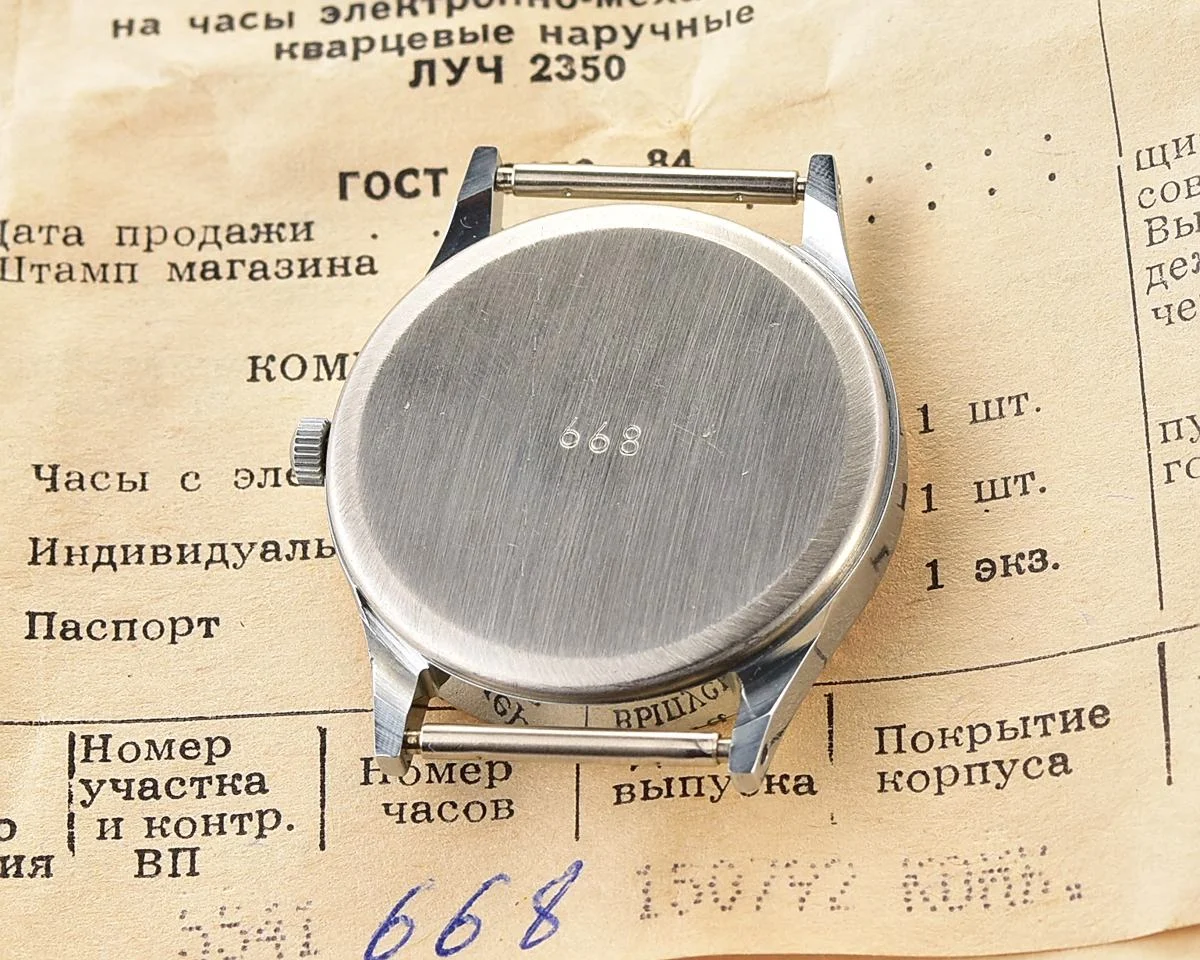 TIME CAPSULE: Soviet Luch quartz watch - New Old Stock (NOS)!