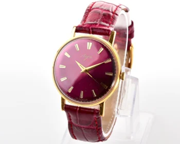 Soviet gold-plated vintage mechanical watch Luch