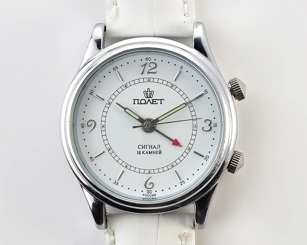 Poljot-Signal mechanical watch with alarm clock function