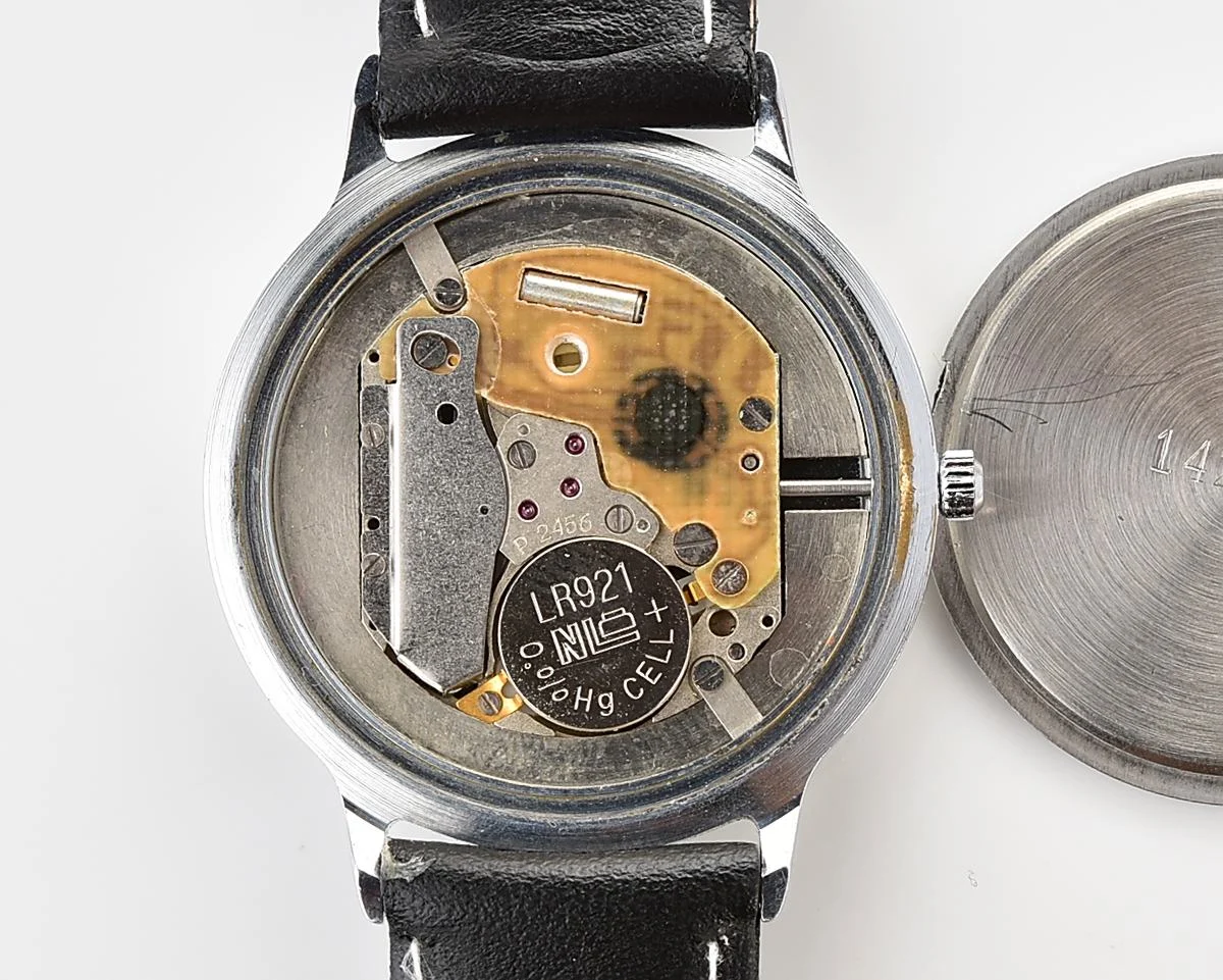 Soviet Poljot watch with quartz movement