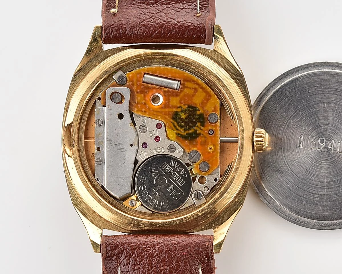 Soviet Poljot watch with quartz movement