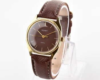 Soviet Poljot watch with quartz movement