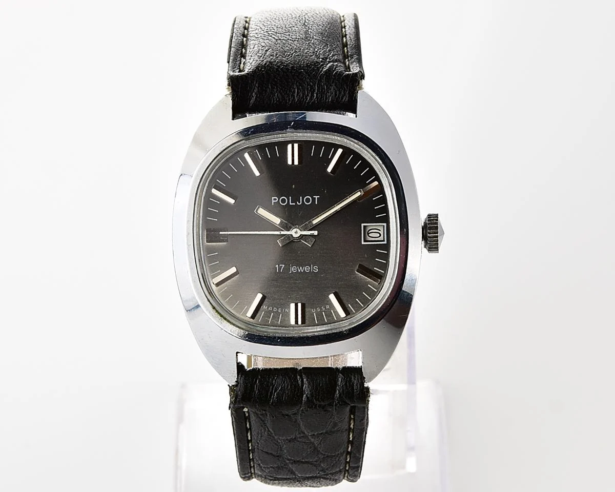 Soviet Poljot vintage mechanical wristwatch
