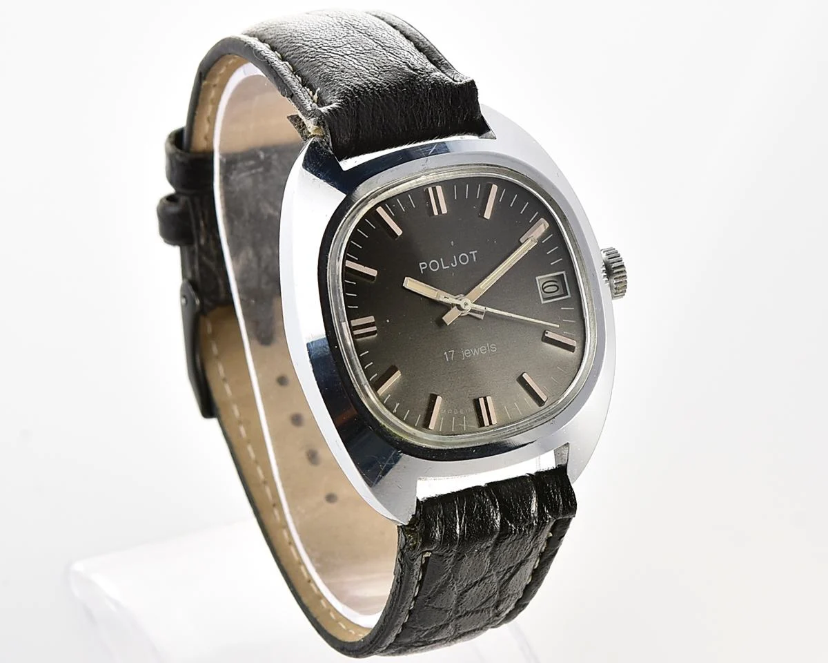 Soviet Poljot vintage mechanical wristwatch