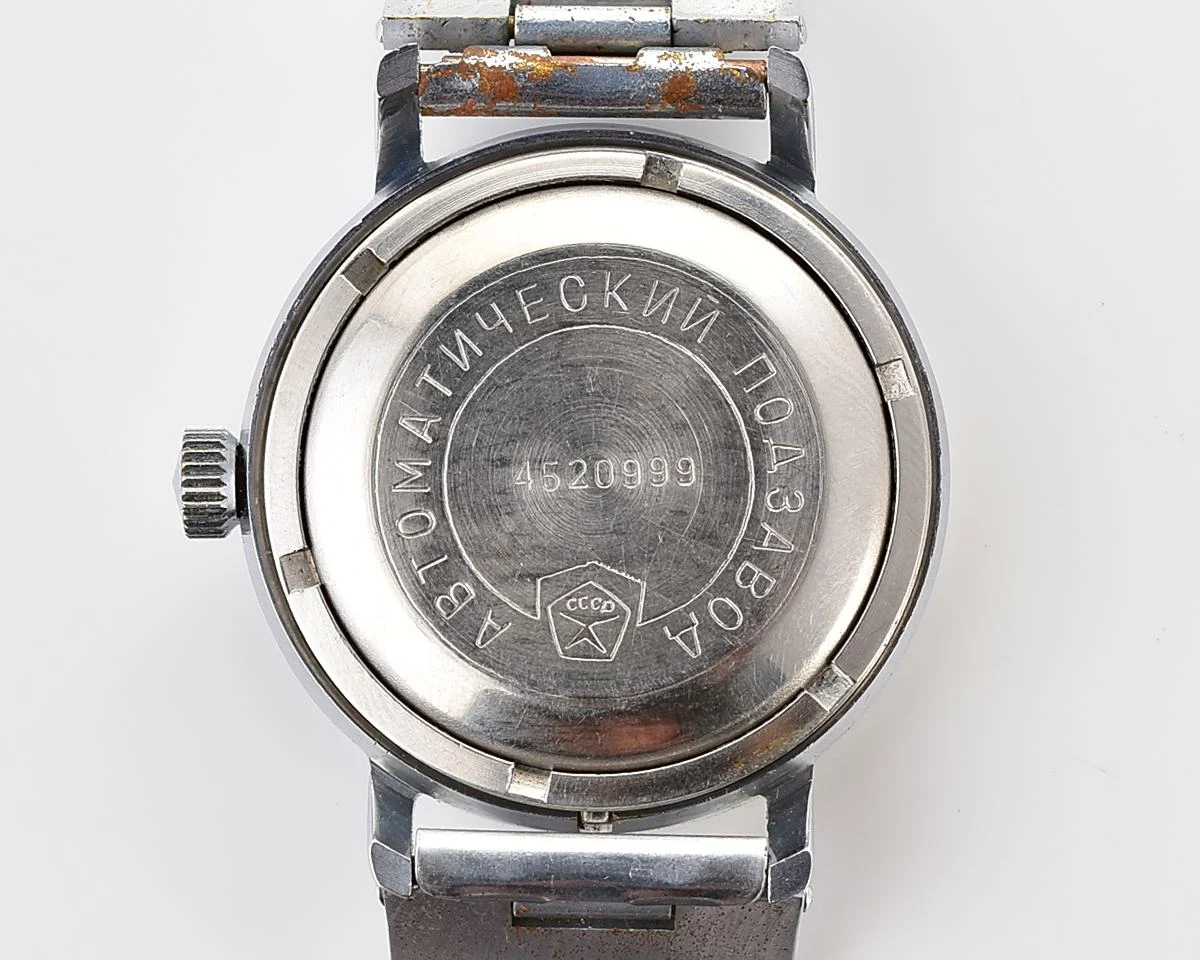 Soviet Poljot mechanical wristwatch with automatic self-winding movement