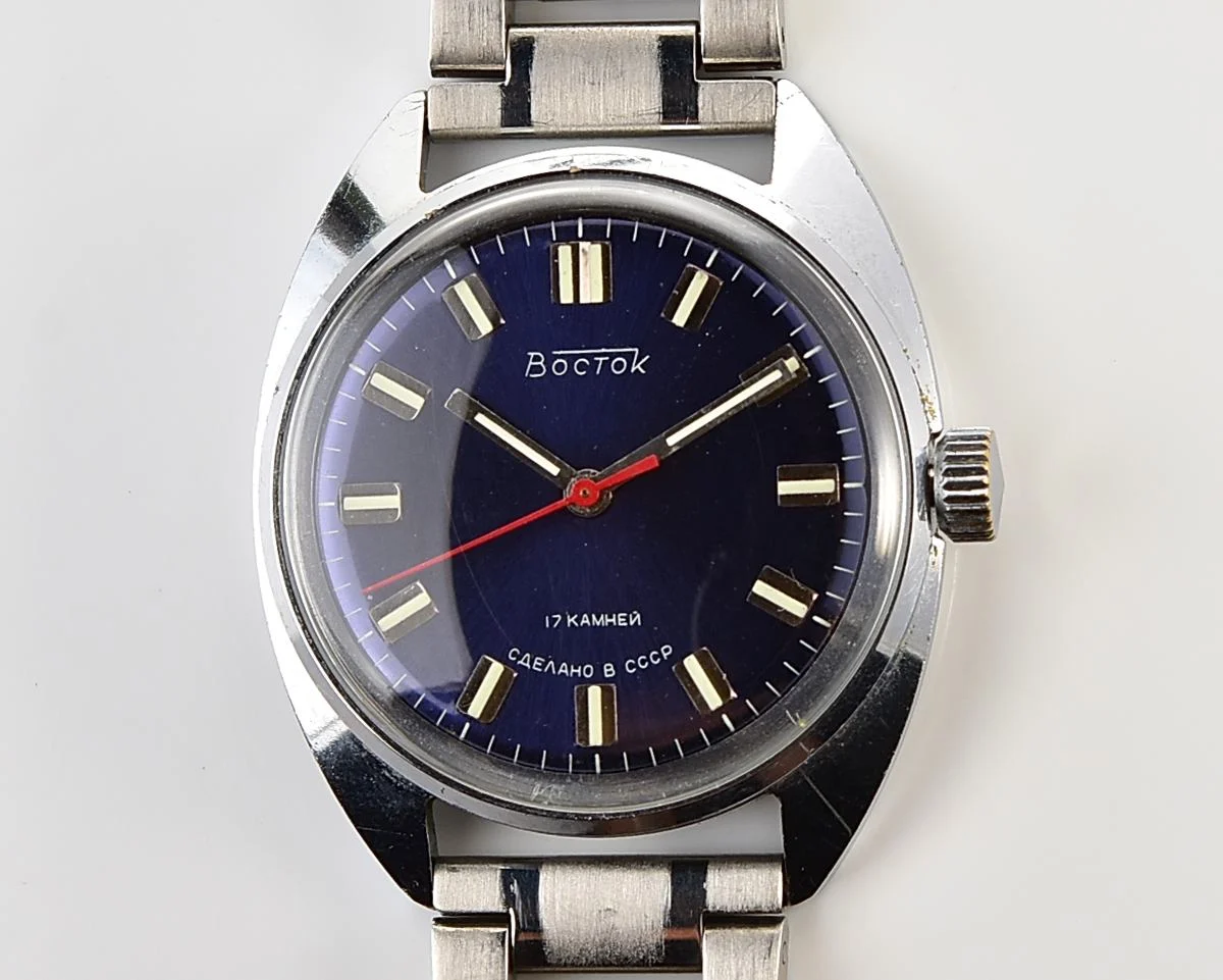 Excellent Soviet Wostok (Vostok) vintage mechanical wristwatch