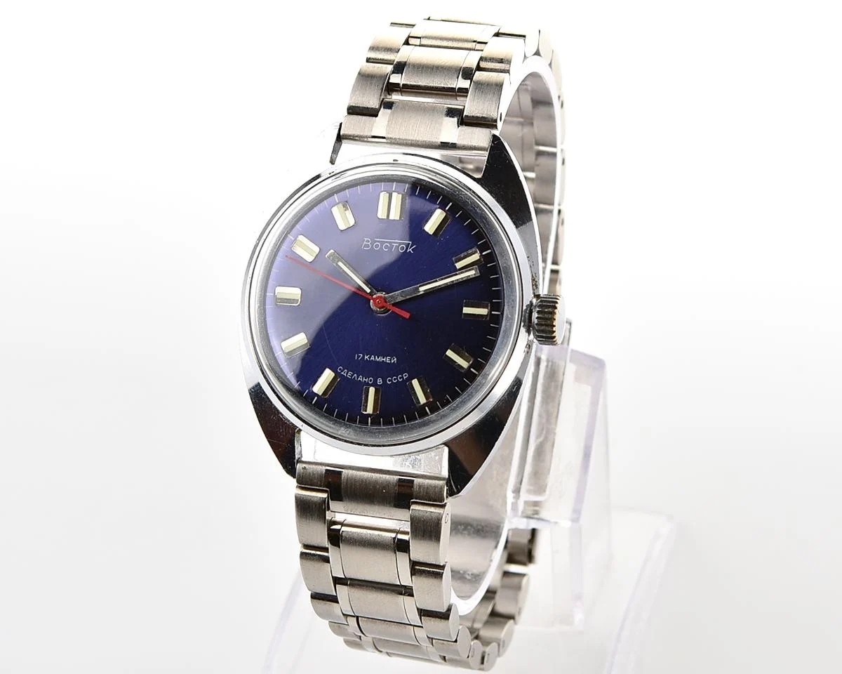 Excellent Soviet Wostok (Vostok) vintage mechanical wristwatch