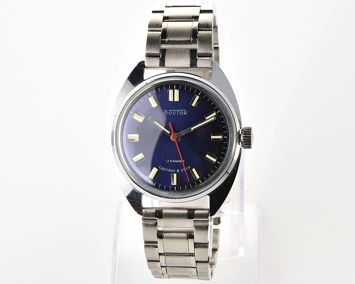 Excellent Soviet Wostok (Vostok) vintage mechanical wristwatch