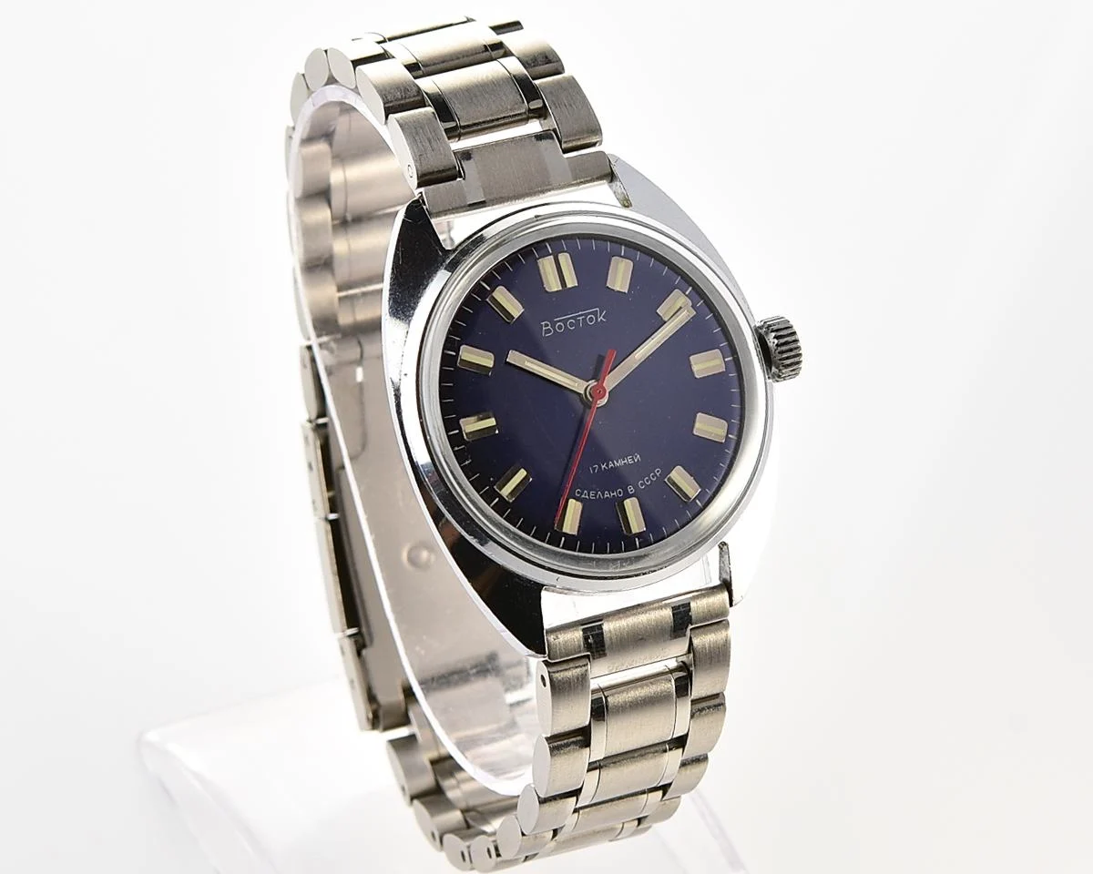 Excellent Soviet Wostok (Vostok) vintage mechanical wristwatch