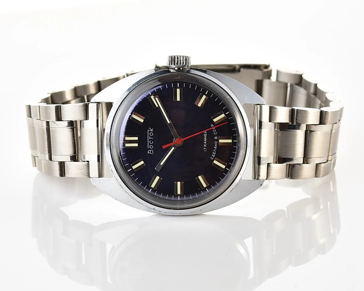 Excellent Soviet Wostok (Vostok) vintage mechanical wristwatch