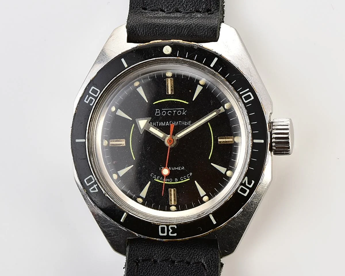 Soviet Vostok Amphibia vintage mechanical wristwatch