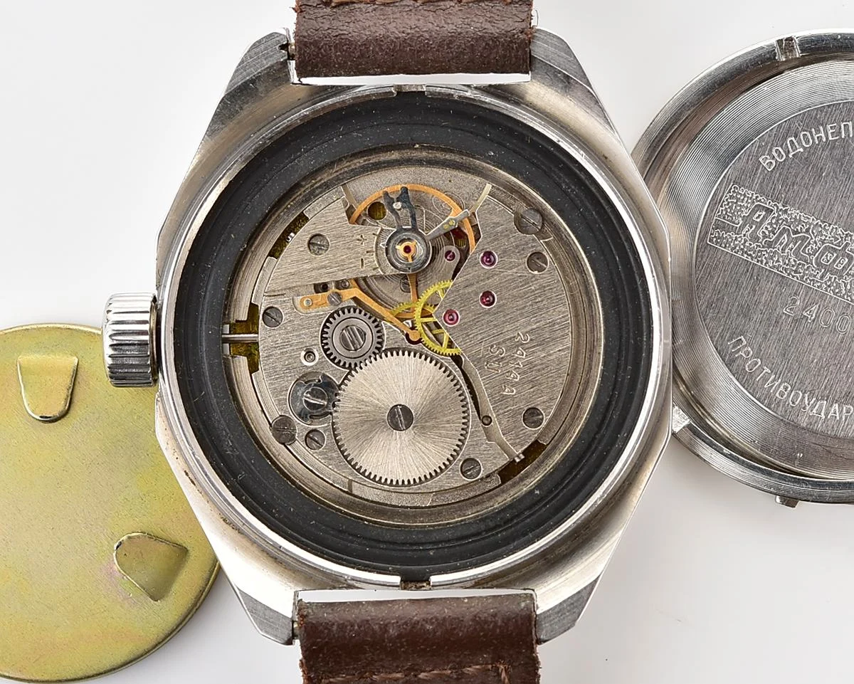 Soviet Vostok Amphibia vintage mechanical wristwatch