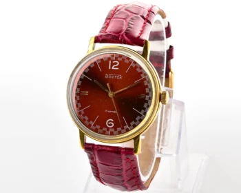 Soviet Wostok (Vostok) vintage gold-plated mechanical wristwatch