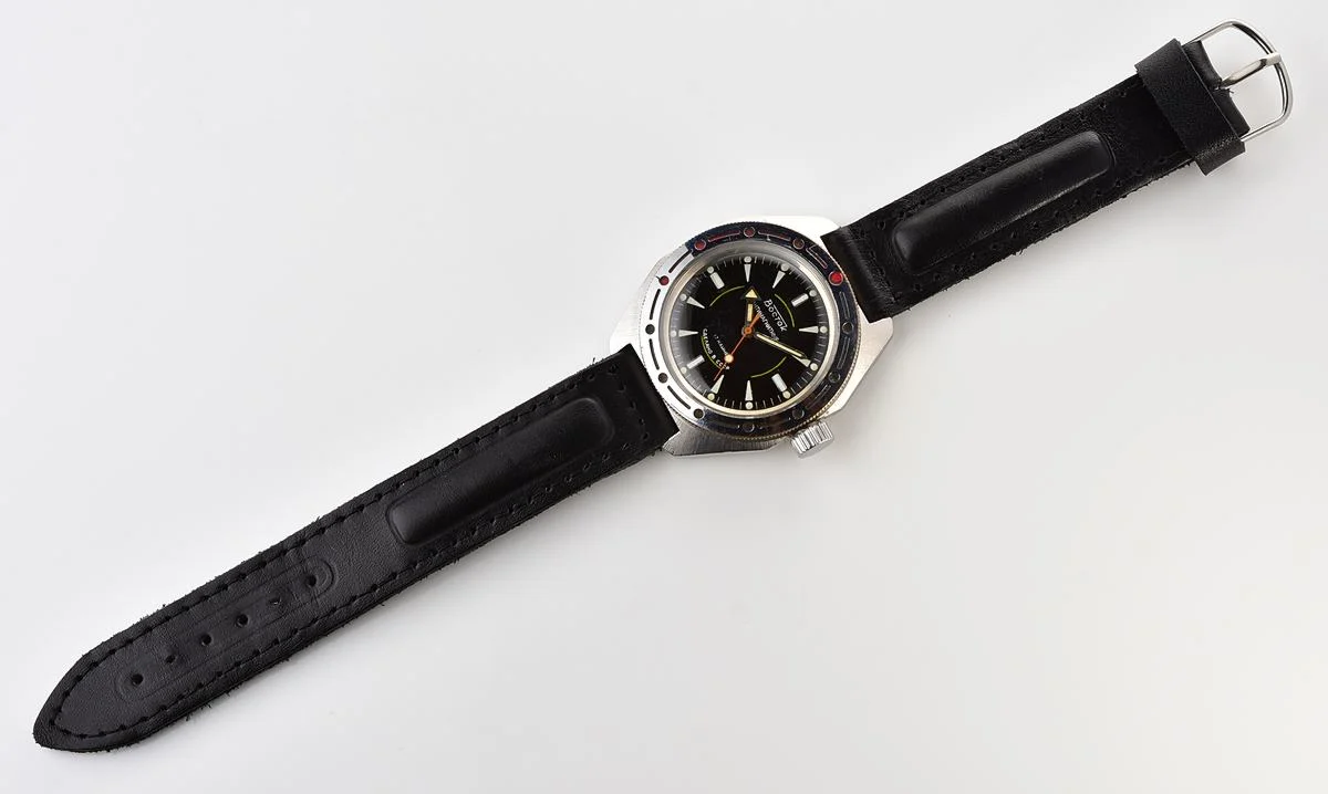 Soviet Vostok Amphibia mechanical wristwatch