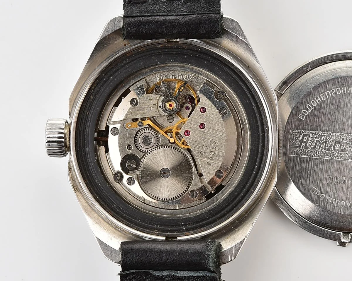 Soviet Vostok Amphibia mechanical wristwatch